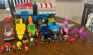 PAW Patrol Dino Rescue Dino Patroller Motorized Team vehicles Figures LOT - Picture 1 of 13