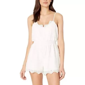 NWT Bardot Lacey Romper Playsuit Ivory Size 8 - Picture 1 of 10