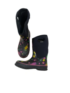$100 BOGS Colorido Negro Invierno Botas Niñas US 6 - Imagen 1 de 4