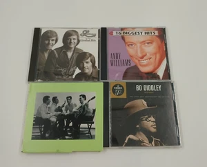 4 Pop Big Hits CDs Lettermen Andy Williams Bo Diddley Frankie Valli & 4 Seasons - Picture 1 of 19