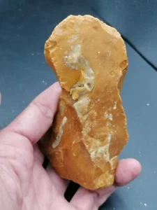 Herramienta Paleolítica Inferior Francia Acheulean Tranchet Hacha en hermoso jaspe - Imagen 1 de 16