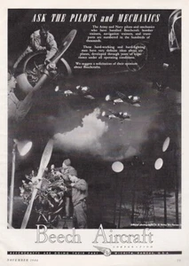 1944 Beechcraft 18 Aircraft ad 11/8/2022u - Picture 1 of 1