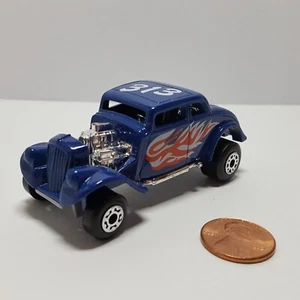Vintage Matchbox Superfast #69 Blue '33 WILLYS STREET ROD GASSER - Macau - Mint - Picture 1 of 7