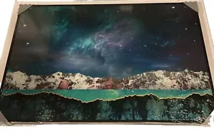 Nature Scene Wall Art 16x24”’ Black Frame - Picture 1 of 8