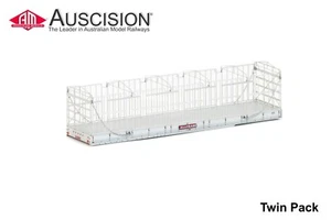 Auscision (TRA-26) Caged Trailer, with Alltrans Logos BV-5 - Twin Pack - Picture 1 of 2