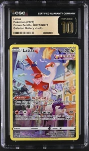 LATIAS Crown Zenith Holo Trainer Gallery #GG20 CGC 10 Pristine Pokemon - Picture 1 of 2