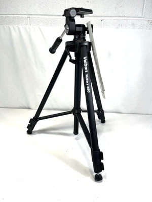 Trípode fotográfico de lujo Velbon Victory 450 con soportes para piernas centro engranado Foto 1 de 4