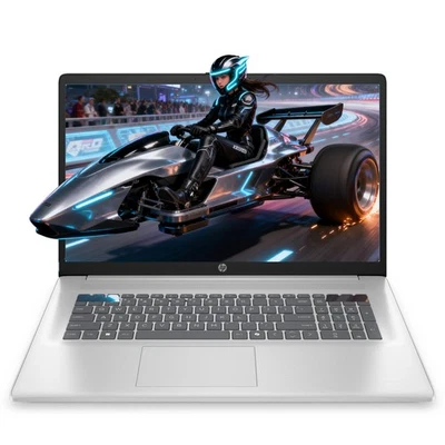 HP 17.3"FHD Laptop computer 2.7 GHz ~ 4.3 GHz AMD Ryzen 5-7430U 16GB RAM 2TB SSD - Image 1 of 4