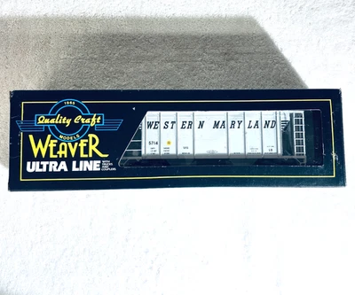 PS-2 Covered Hopper: Western Maryland #5714 (Weaver Ultra Line, O Gauge) - Image 1 of 4