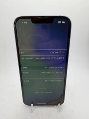 Apple iPhone 14 - Azul - 128 GB - tal cual para salvamento/piezas/desmontaje Foto 1 de 4