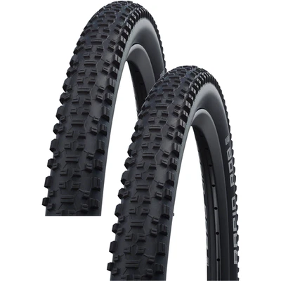 2 Pack Schwalbe Rapid Rob Tire 27.5 x 2.25 Clincher Wire Black Active SBC - Image 1 of 2
