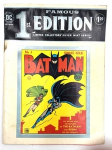 Famous First Edition Batman #1 DC Comics Feb/Mar 1975 Oversized Comic Reprint - Picture 1 of 8