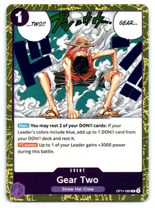 Gear Two One Piece R A Fist of Divine Speed OP11-080 - Picture 1 of 2