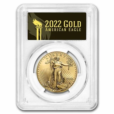 2022 1 oz American Gold Eagle MS-70 PCGS (FS, Black Label) - Image 1 of 4