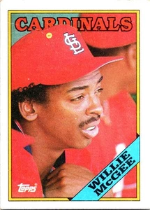 1988 Topps #160 Willie McGee - Picture 1 of 2