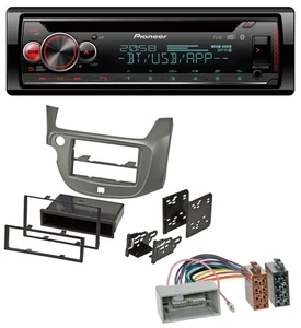 Pioneer MP3 DAB CD Bluetooth USB Autoradio für Honda Jazz (ab 2009) - silber - Bild 1 von 6