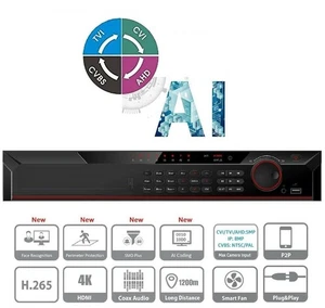 BNC Security Recorder Penta-brid 16CH 4K HD-CVI DVR XVR 8 SATA Slot, P2P - Bild 1 von 5