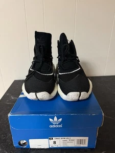Size 8 - adidas Crazy BYW LVL 1 Black White - Picture 1 of 6