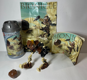 VTG Lego Bionicle Technic 8531 Pohata - Complete with Canister, Manual, Poster