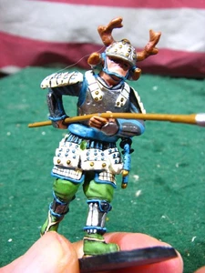 TEIC, The East of India Company, Japanese Samurai Soldier Attacking W Yari Spear - Foto 1 di 8