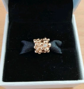 Original Pandora Charm 585 Gold 14 k mit Diamanten - TOPP & RAR - Bild 1 von 3