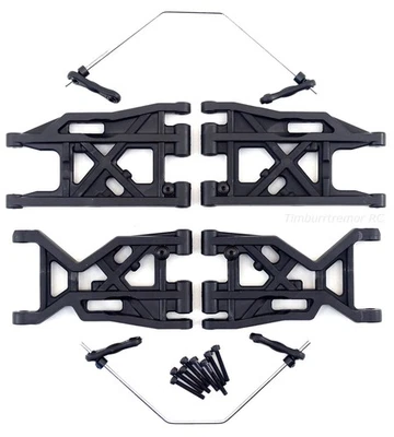 HoBao Hyper SSe Front Rear LOWER Suspension A-Arms Swaybars Set 90001 90007 Ofna - Image 1 of 3