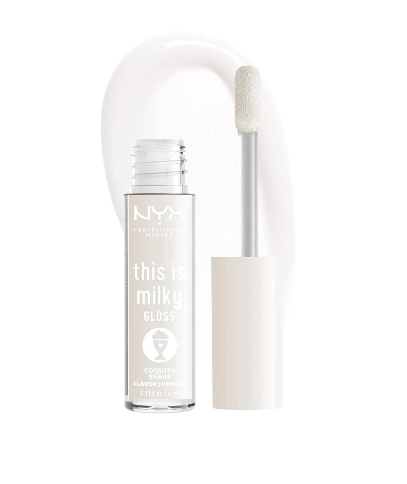 NYX PROFESSIONAL MAKEUP This Is Milky Gloss Lip Gloss Coquito Shake 12Hr Hydrate