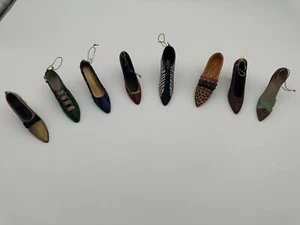 ❤️ Konvolut 8 Resin Damenschuhe, Ornamente. 4 zoll - Bild 1 von 22