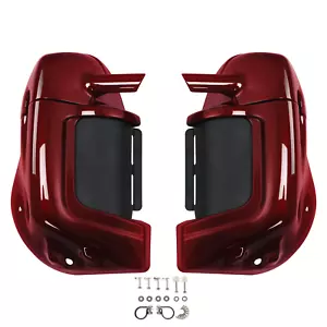 Lower Vented Leg Fairings Fit For Harley Electra Street Road Glide King 83-13 US - Foto 1 di 10