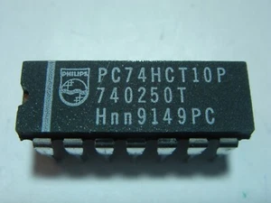 PC 74HCT10 DIL HC-CMOS IC Schaltkreis #BS71-74 - Picture 1 of 1