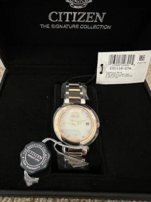 Reloj Citizen The Signature Collection Marne Eco-Drive Mujer EO1116-57A NUEVO Foto 1 de 4