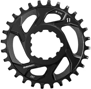SRAM X-Sync Direct Mount Kettenblatt (schwarz) (1 x 11-fach) (28T) 3mm Offset Boost - Bild 1 von 1