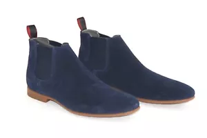 HUGO BOSS Chelsea Boots, Mod. Parcelsio, Gr. 42,5 / UK 8,5 / US 9,5 Navy - Bild 1 von 10