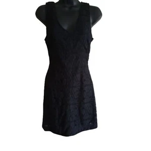 Hollister Women's Size 0 Black Lace Bodycon Mini Dress - Picture 1 of 6