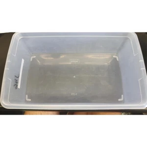 Caja de almacenamiento de plástico/soporte para caja de zapatos con tapa - Pack de 5 - Imagen 1 de 5