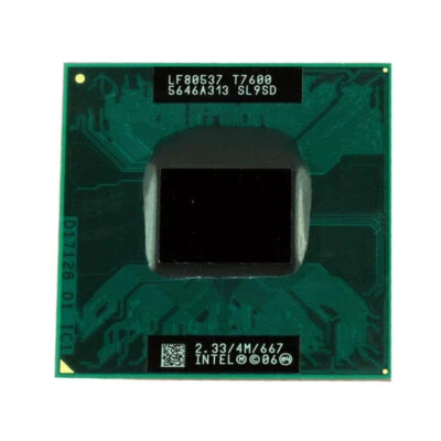 Intel Core 2 Duo T7600 2.33 GHz SL9SD Dual-Core Socket 479 Laptop CPU Processor - Image 1 of 2