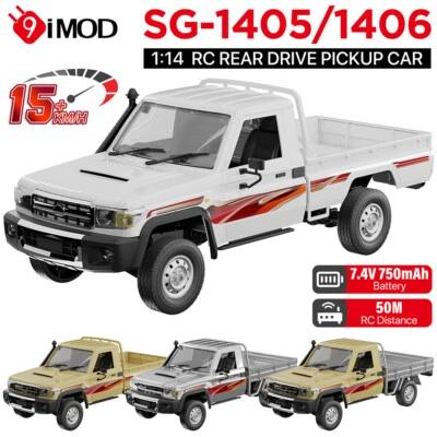 9IMOD 1:14 All Terrain RC Pickup Truck Electric Vehicle Remote Control Car Toy - Image 1 of 4