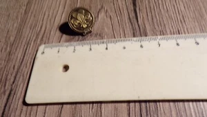 Insigne Scout Métal - Fleur de lys et trèfle - A identifier - Picture 1 of 2