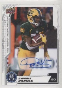 2020 Upper Deck CFL Autograph Auto 101 Davaris Daniels Toronto Argonauts Group E - Bild 1 von 1