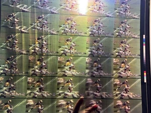 Warrick Dunn MotionVision MOVI Sheet NEW NFL RARE HTF - Picture 1 of 1