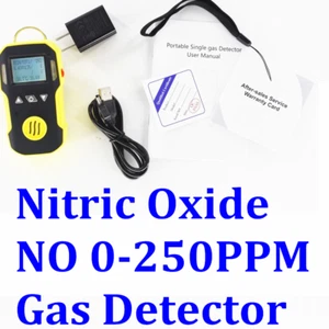 NO Ossido Nitrico Rilevatore di Gas Portatile USB Ricaricabile Acqua Antipolvere 0-250PPM - Foto 1 di 12