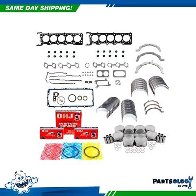 DNJ EK4183 Engine Rebuild Kit For 97-98 Ford E350 Econoline 6.8L V10 SOHC 20v - Image 1 of 4