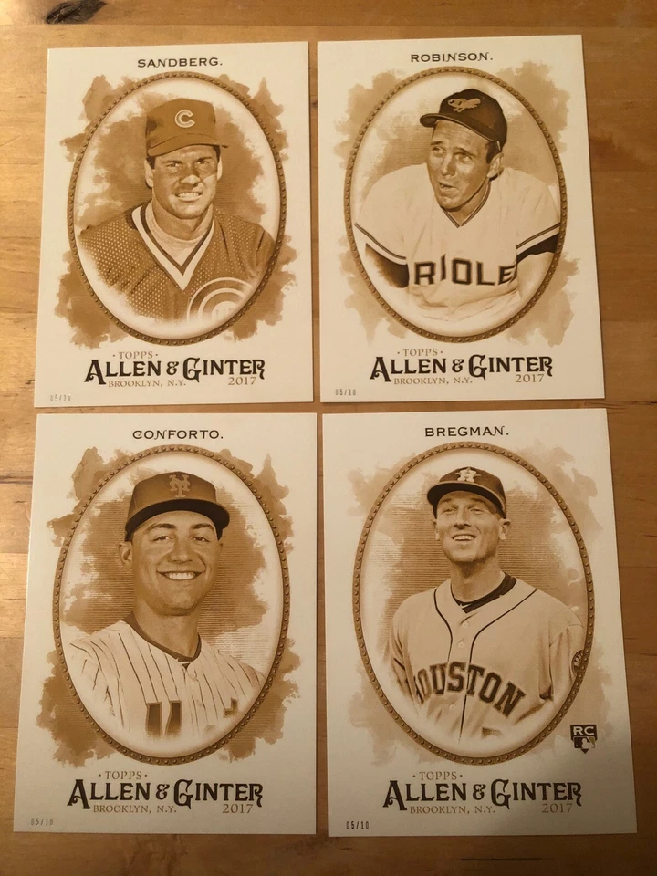 2017 Topps Allen & Ginter 201-300 Jumbo 5x7 Gold /10 Made You Pick Free Ship - Image 1 of 1