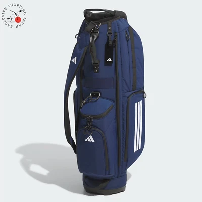Adidas Golf Three Stripes Cordura Cart Bag 8.5 x 47" 4-way 2025 Model Mens Navy  - Image 1 of 4