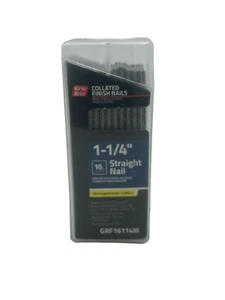 Grip Rite 1-1/4" gerade 16 GA elektroverzinkte sortierte Nägel ** 1000 Stück ** - Bild 1 von 4
