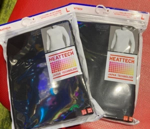 Herren HEATTECH Rundhals Langarm T-Shirt UNIQLO Wärmeerzeugendes Material - Bild 1 von 14