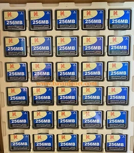 256MB CompactFlash Industrial Grade CF Memory Flas NetList NLCF025MRC-1WG Lot 30 - Picture 1 of 2
