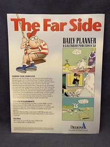 1993 AD THE FAR SIDE Tagesplaner Delrina Kalender Verlag 3.0 Vintage Computer - Bild 1 von 4