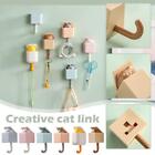 Kreative Katze Haken Nette Tier Tür Aufhänger Schlüssel RegenschirmHandtuch DE
