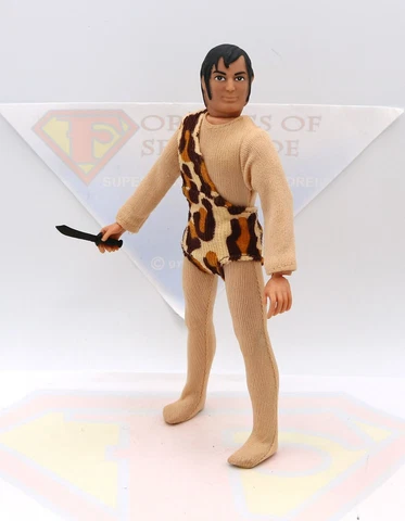 Vintage 1974 Mego Tarzan ~WGSH 8" Original Type 1 Action Figure ~Complete ~MINTY Cover